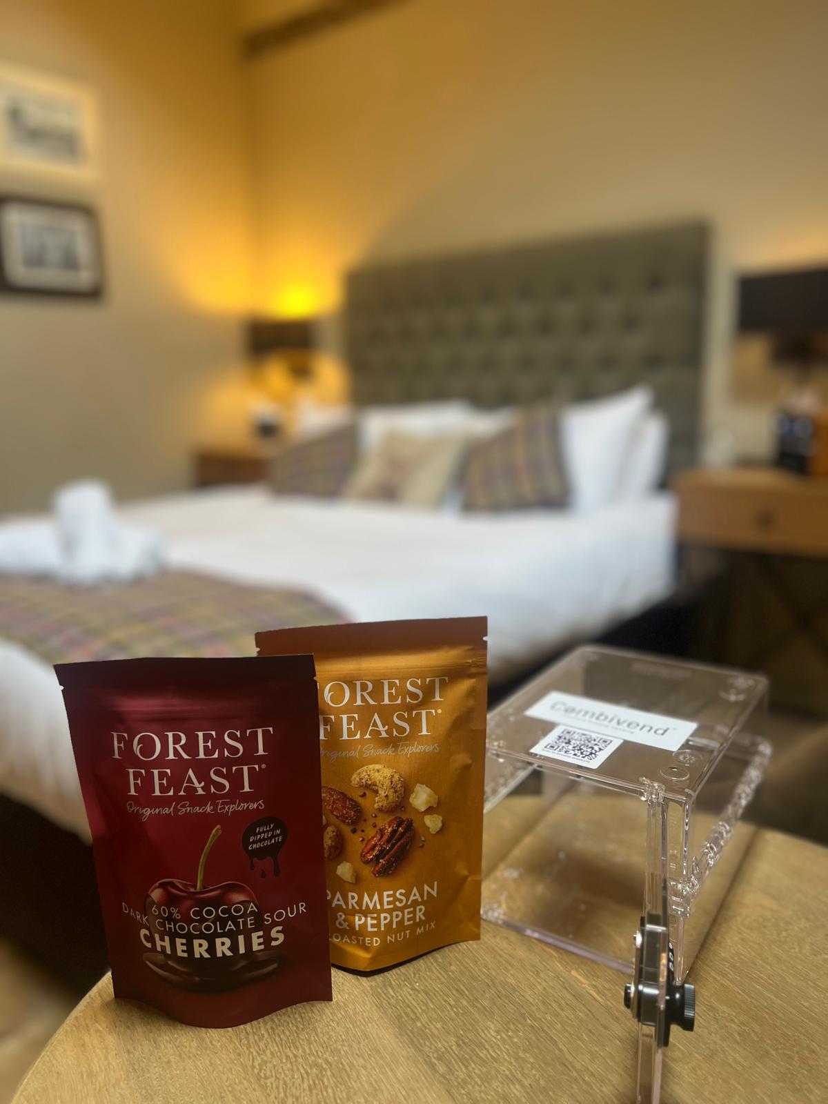 Combivend hotel amenity setup